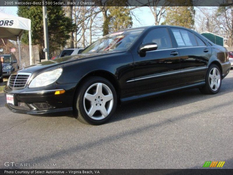 Black / Charcoal 2005 Mercedes-Benz S 500 Sedan