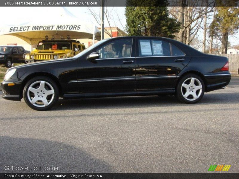 Black / Charcoal 2005 Mercedes-Benz S 500 Sedan