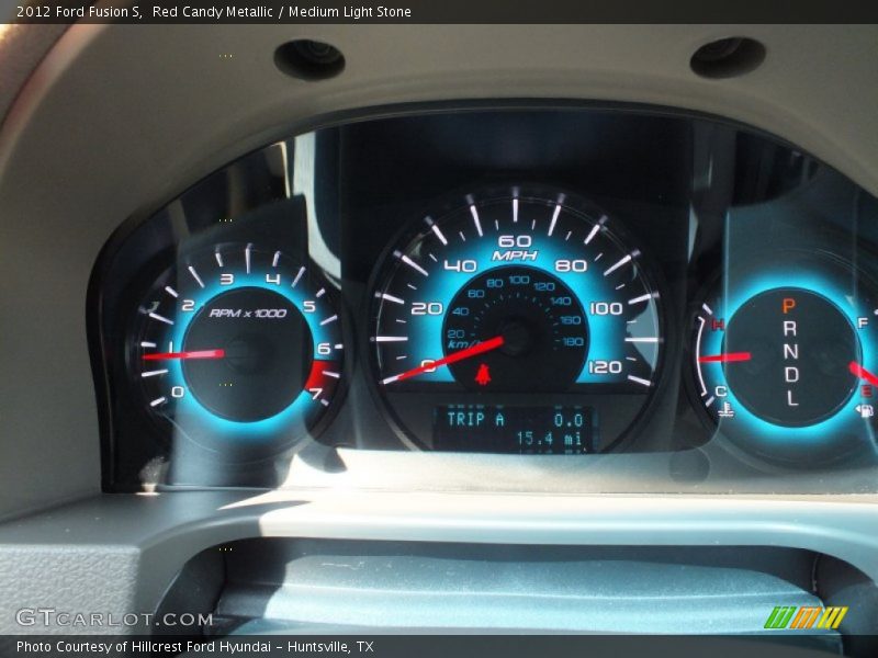 Red Candy Metallic / Medium Light Stone 2012 Ford Fusion S