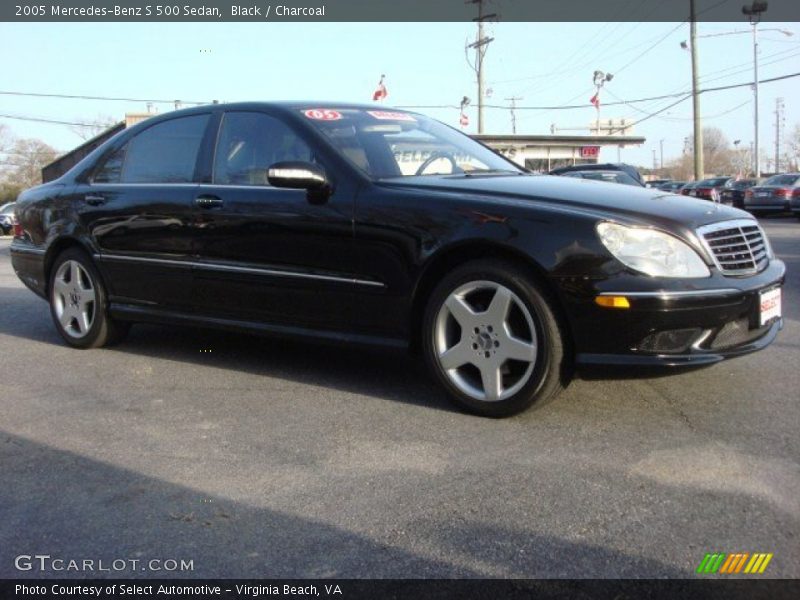 Black / Charcoal 2005 Mercedes-Benz S 500 Sedan