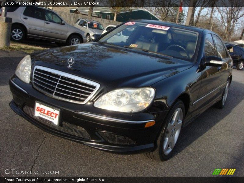 Black / Charcoal 2005 Mercedes-Benz S 500 Sedan