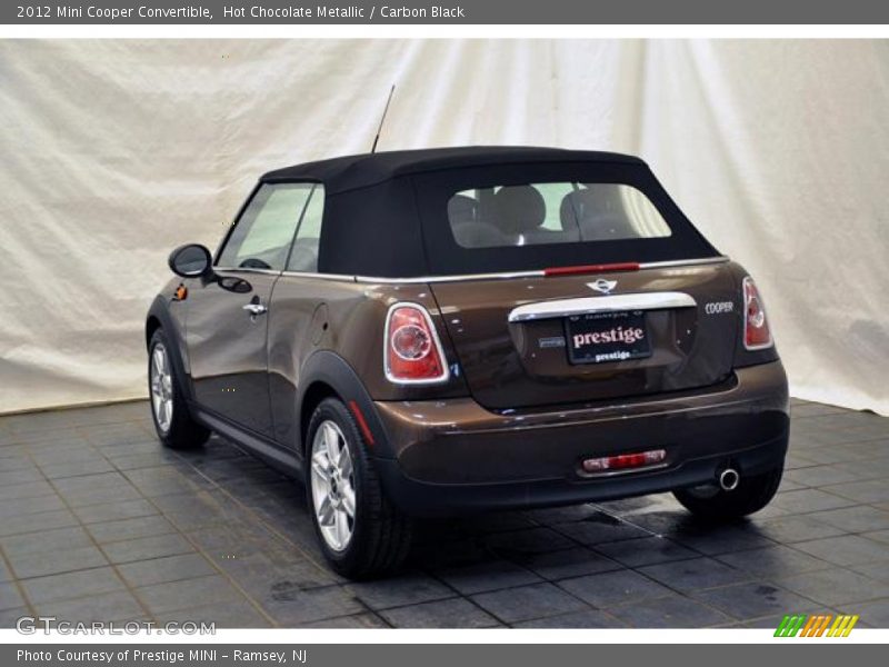Hot Chocolate Metallic / Carbon Black 2012 Mini Cooper Convertible
