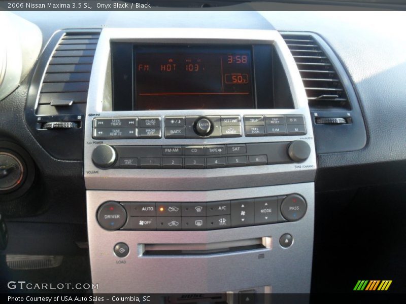 Onyx Black / Black 2006 Nissan Maxima 3.5 SL