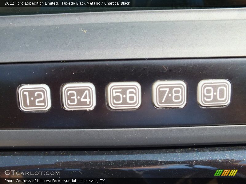 Tuxedo Black Metallic / Charcoal Black 2012 Ford Expedition Limited