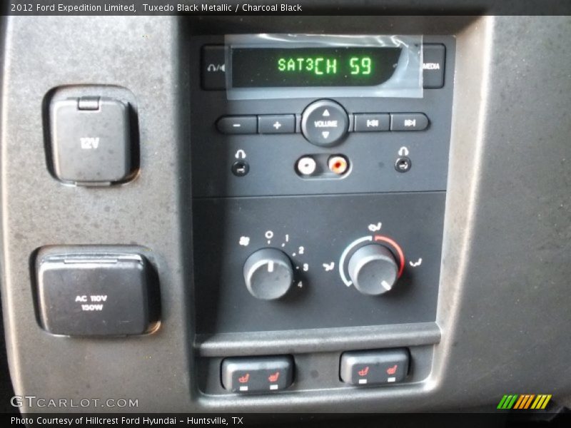 Tuxedo Black Metallic / Charcoal Black 2012 Ford Expedition Limited