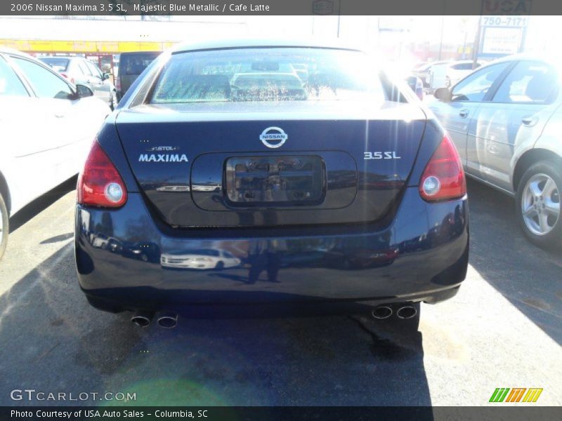 Majestic Blue Metallic / Cafe Latte 2006 Nissan Maxima 3.5 SL