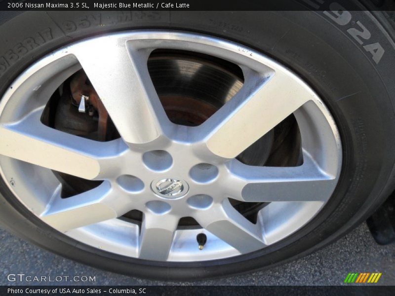 Majestic Blue Metallic / Cafe Latte 2006 Nissan Maxima 3.5 SL