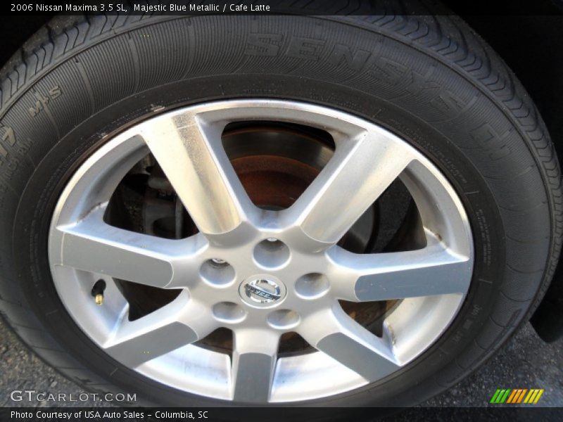 Majestic Blue Metallic / Cafe Latte 2006 Nissan Maxima 3.5 SL