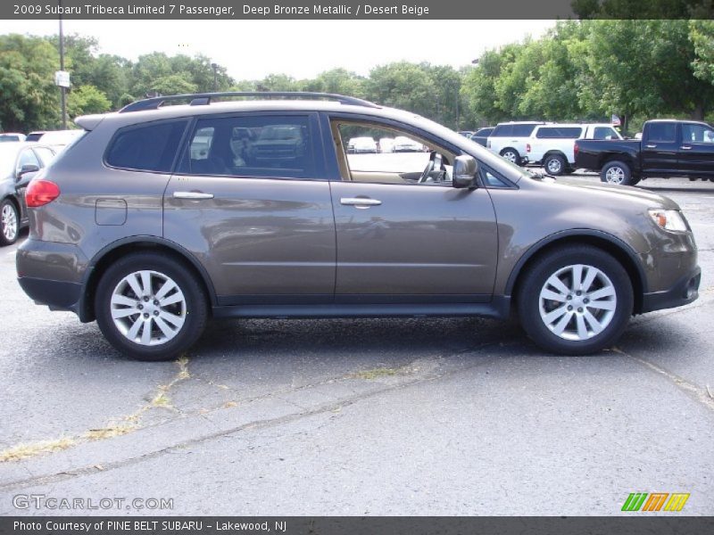 Deep Bronze Metallic / Desert Beige 2009 Subaru Tribeca Limited 7 Passenger
