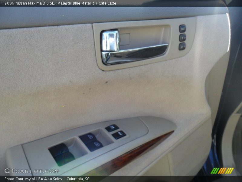 Majestic Blue Metallic / Cafe Latte 2006 Nissan Maxima 3.5 SL