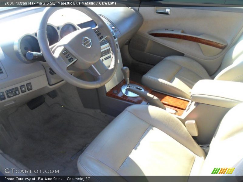 Majestic Blue Metallic / Cafe Latte 2006 Nissan Maxima 3.5 SL