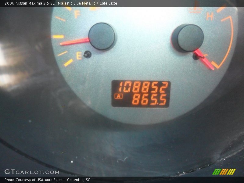 Majestic Blue Metallic / Cafe Latte 2006 Nissan Maxima 3.5 SL