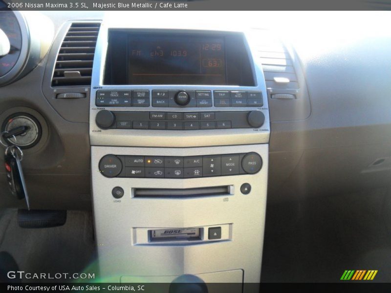 Majestic Blue Metallic / Cafe Latte 2006 Nissan Maxima 3.5 SL