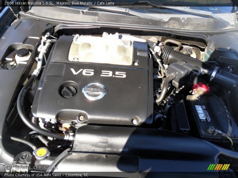 Majestic Blue Metallic / Cafe Latte 2006 Nissan Maxima 3.5 SL