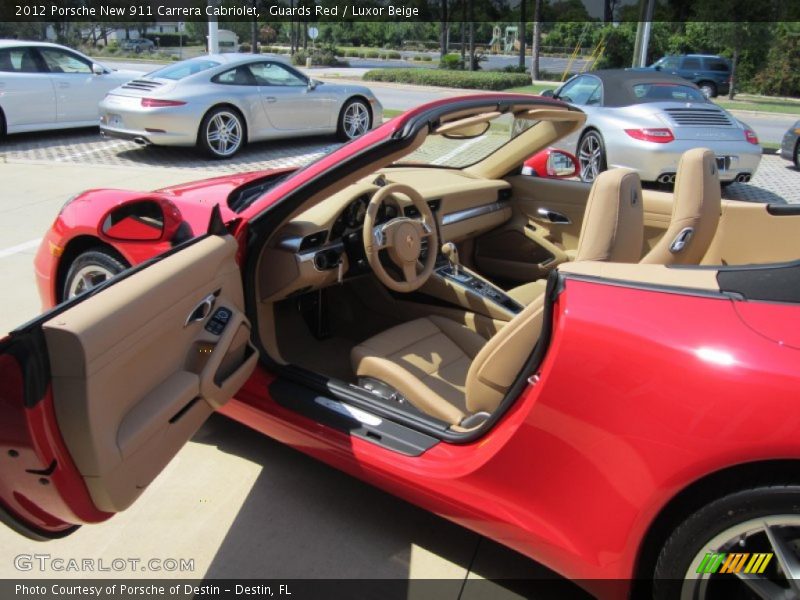  2012 New 911 Carrera Cabriolet Luxor Beige Interior