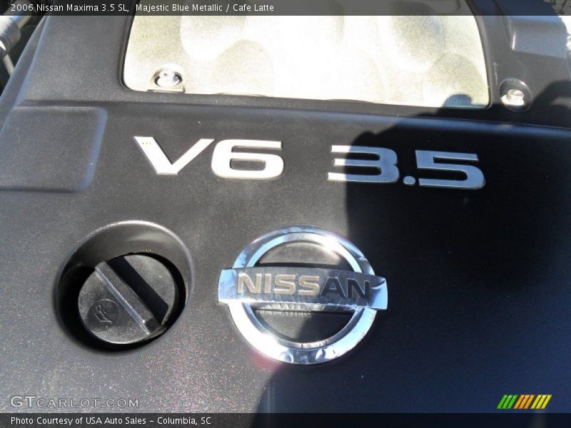 Majestic Blue Metallic / Cafe Latte 2006 Nissan Maxima 3.5 SL