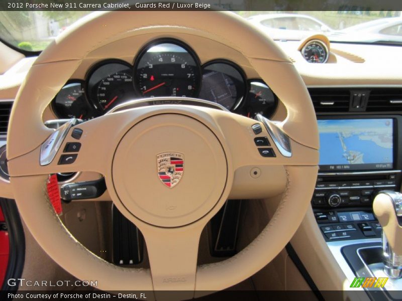  2012 New 911 Carrera Cabriolet Steering Wheel