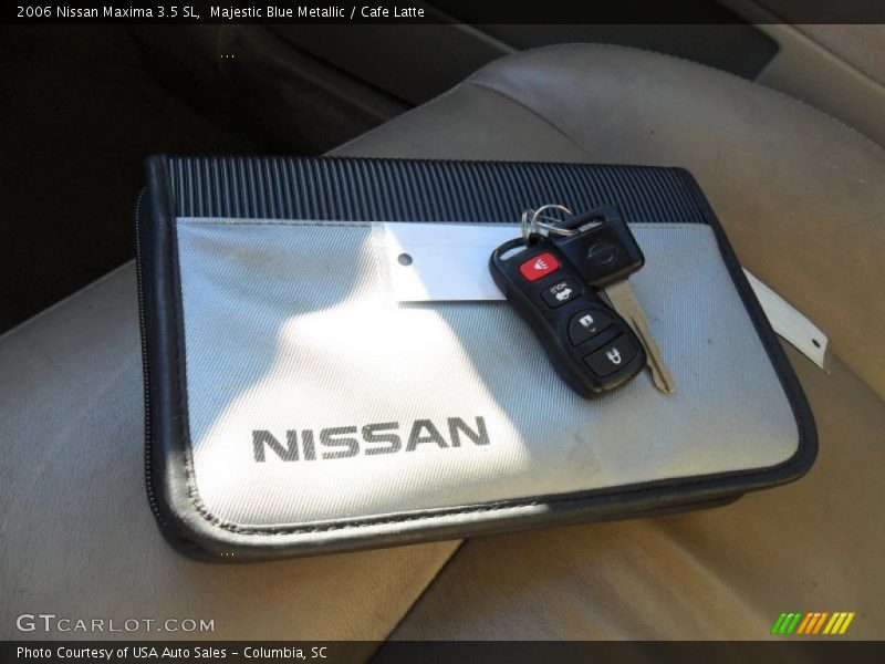 Majestic Blue Metallic / Cafe Latte 2006 Nissan Maxima 3.5 SL