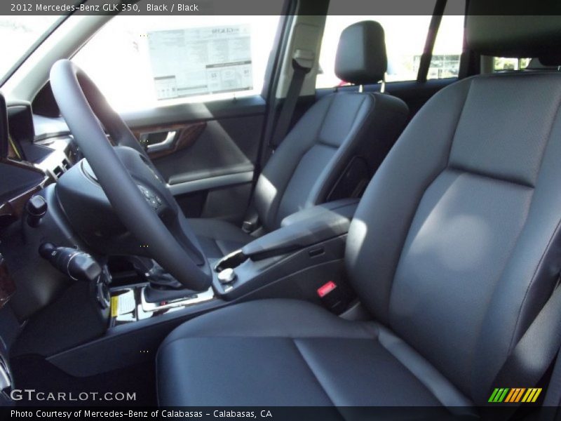 Black / Black 2012 Mercedes-Benz GLK 350