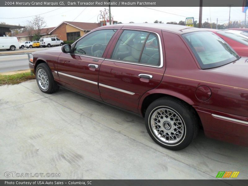 Dark Toreador Red Metallic / Medium Parchment 2004 Mercury Grand Marquis GS