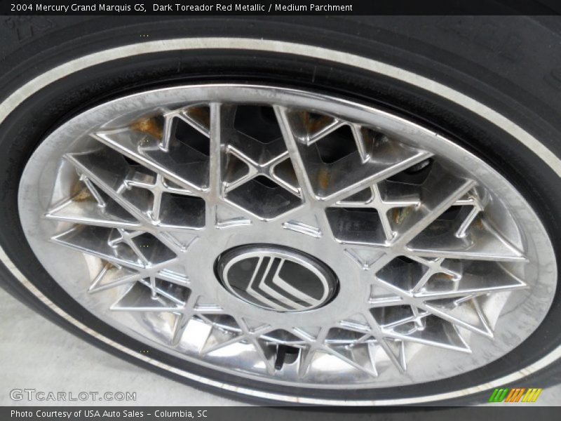 Dark Toreador Red Metallic / Medium Parchment 2004 Mercury Grand Marquis GS