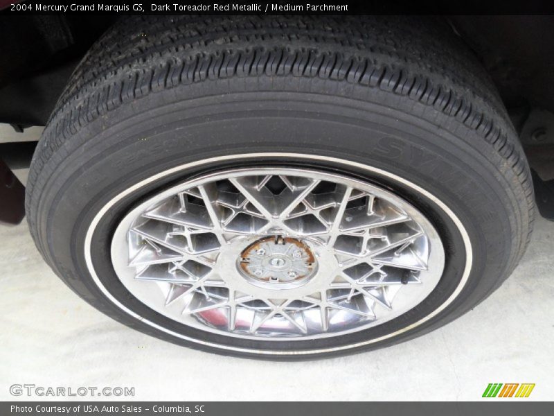 Dark Toreador Red Metallic / Medium Parchment 2004 Mercury Grand Marquis GS
