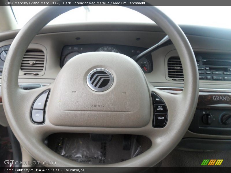 Dark Toreador Red Metallic / Medium Parchment 2004 Mercury Grand Marquis GS