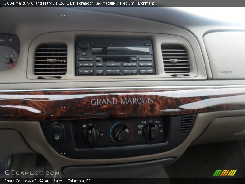 Dark Toreador Red Metallic / Medium Parchment 2004 Mercury Grand Marquis GS
