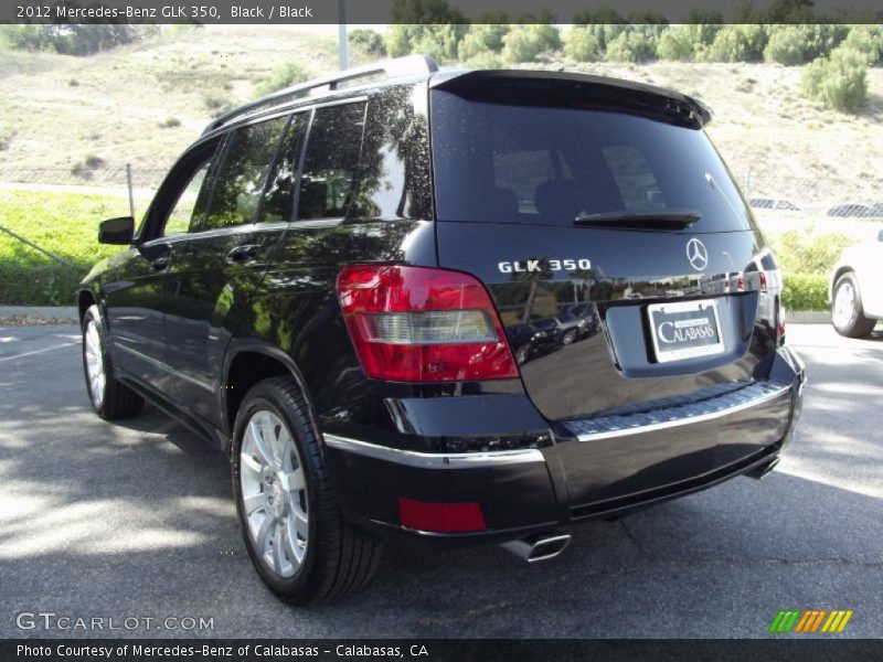 Black / Black 2012 Mercedes-Benz GLK 350