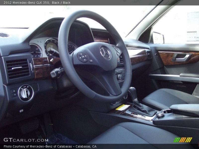 Black / Black 2012 Mercedes-Benz GLK 350
