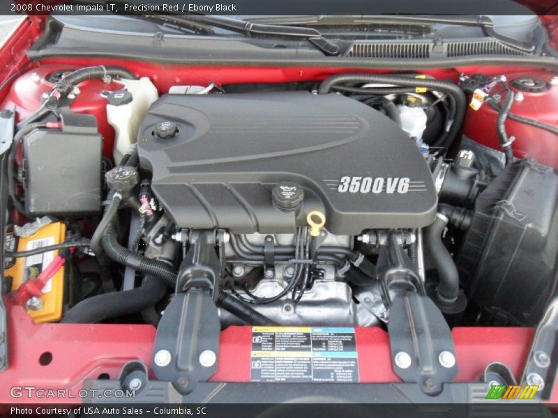 Precision Red / Ebony Black 2008 Chevrolet Impala LT