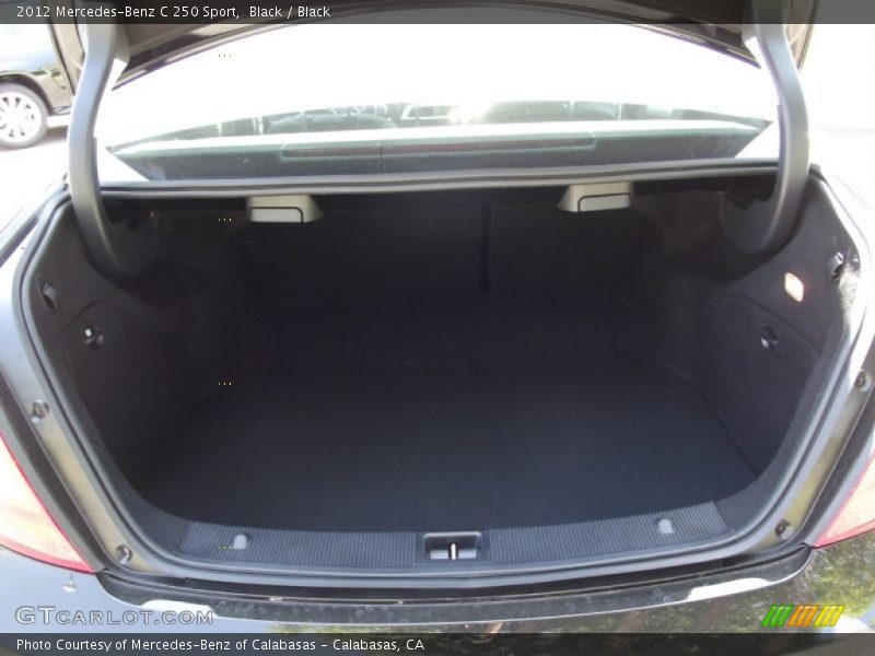 Black / Black 2012 Mercedes-Benz C 250 Sport