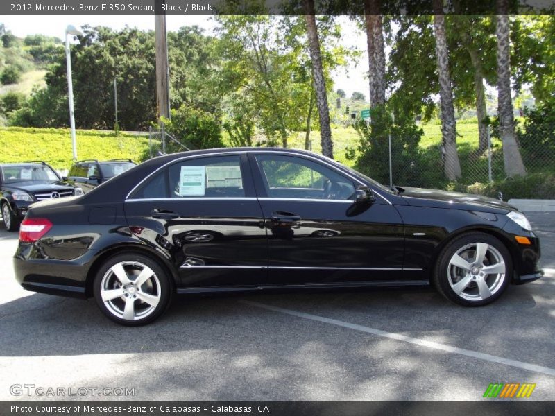 Black / Black 2012 Mercedes-Benz E 350 Sedan
