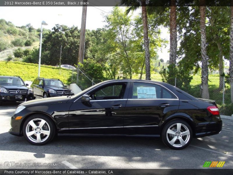 Black / Black 2012 Mercedes-Benz E 350 Sedan