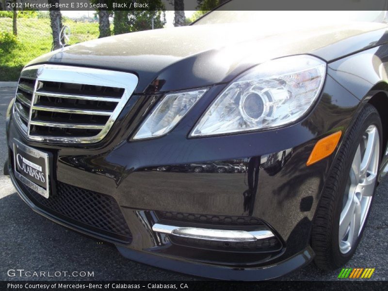 Black / Black 2012 Mercedes-Benz E 350 Sedan