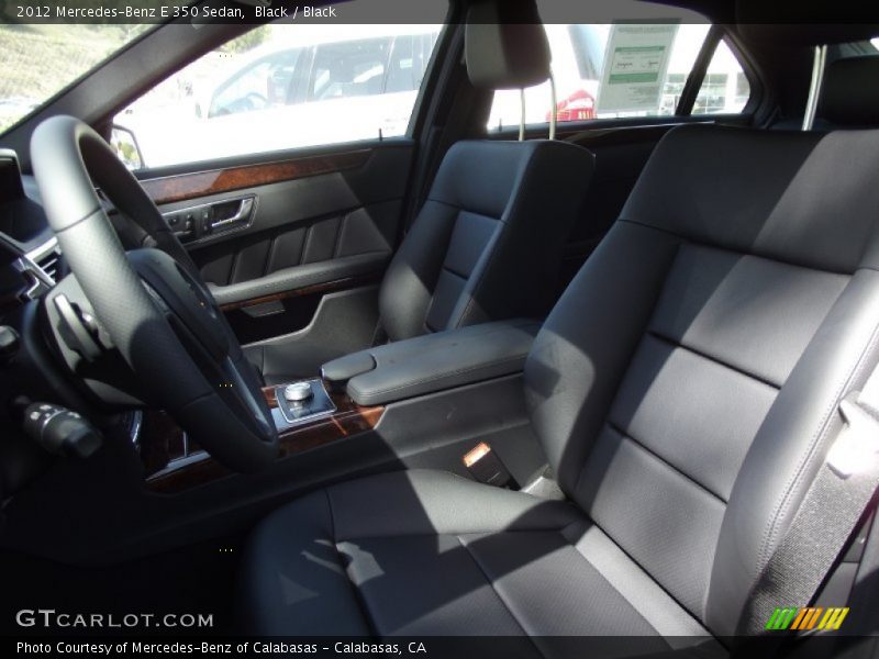 Black / Black 2012 Mercedes-Benz E 350 Sedan