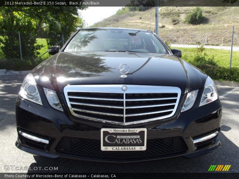 Black / Ash/Black 2012 Mercedes-Benz E 350 Sedan