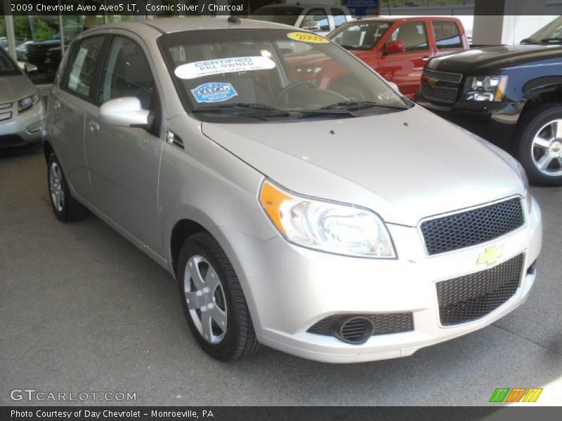Cosmic Silver / Charcoal 2009 Chevrolet Aveo Aveo5 LT