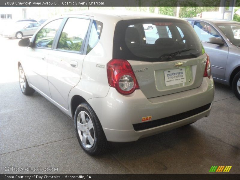 Cosmic Silver / Charcoal 2009 Chevrolet Aveo Aveo5 LT