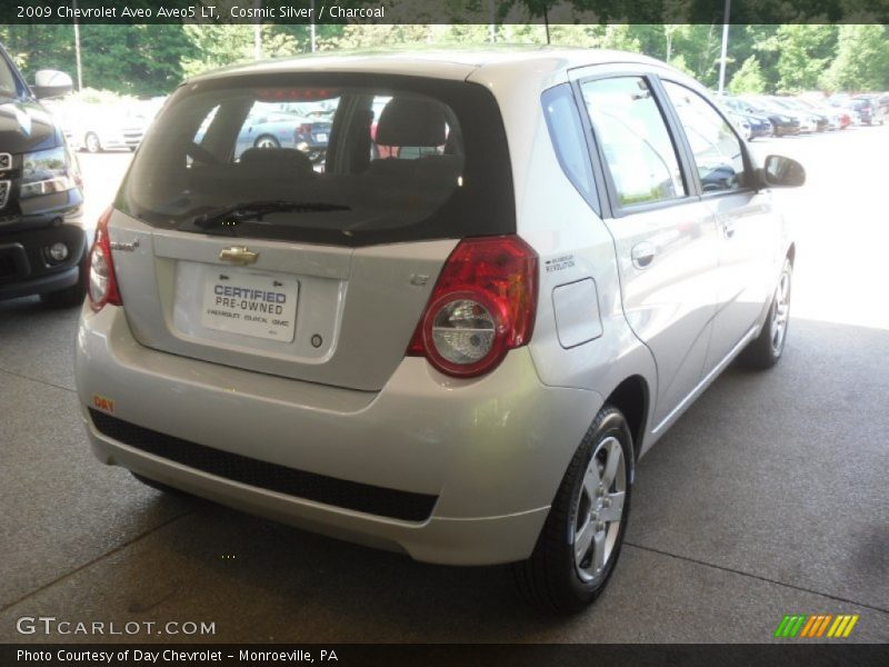 Cosmic Silver / Charcoal 2009 Chevrolet Aveo Aveo5 LT