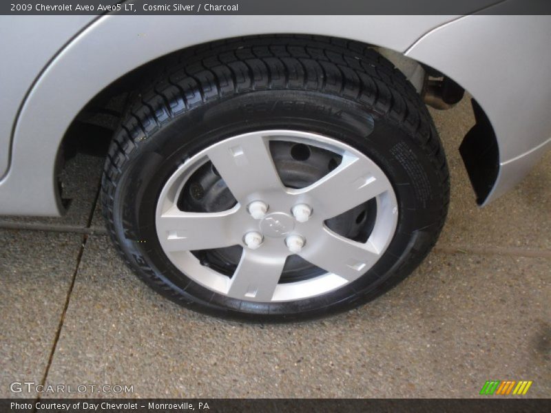 Cosmic Silver / Charcoal 2009 Chevrolet Aveo Aveo5 LT