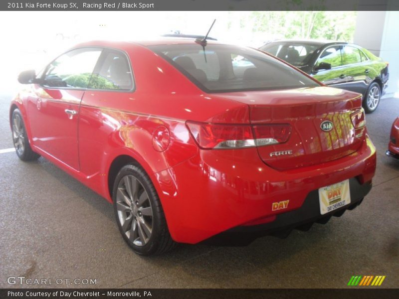 Racing Red / Black Sport 2011 Kia Forte Koup SX