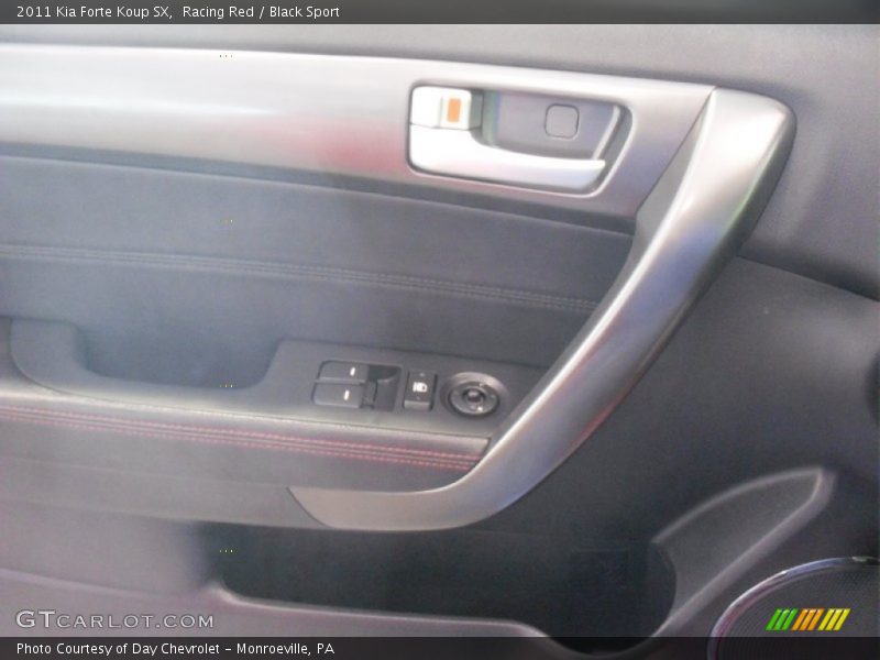 Racing Red / Black Sport 2011 Kia Forte Koup SX