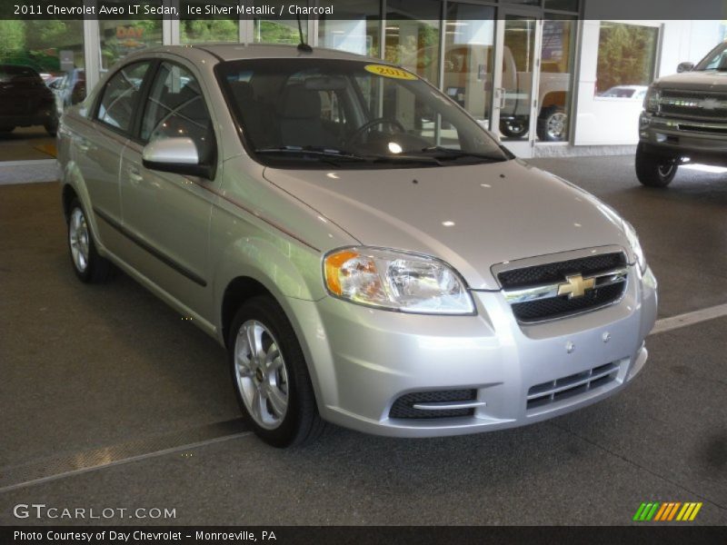 Ice Silver Metallic / Charcoal 2011 Chevrolet Aveo LT Sedan