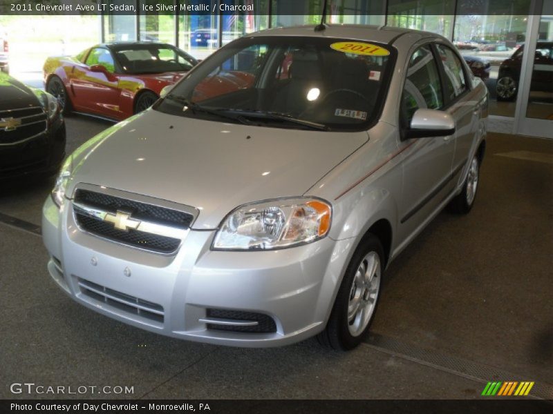 Ice Silver Metallic / Charcoal 2011 Chevrolet Aveo LT Sedan