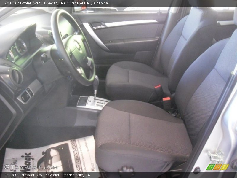 Ice Silver Metallic / Charcoal 2011 Chevrolet Aveo LT Sedan