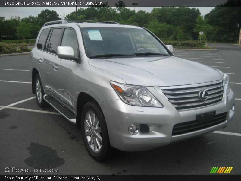 Mercury Silver Metallic / Dark Gray 2010 Lexus LX 570