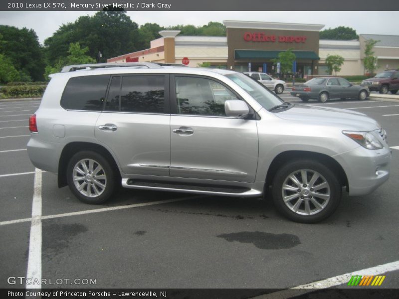 Mercury Silver Metallic / Dark Gray 2010 Lexus LX 570