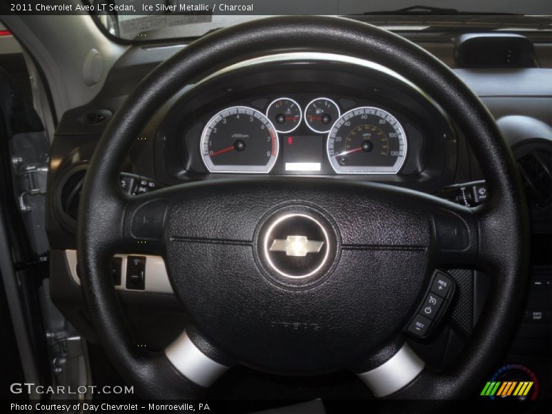 Ice Silver Metallic / Charcoal 2011 Chevrolet Aveo LT Sedan