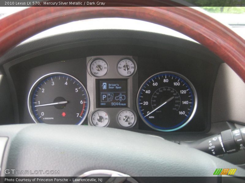 Mercury Silver Metallic / Dark Gray 2010 Lexus LX 570